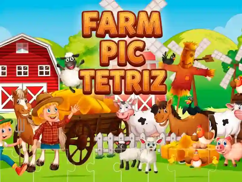 Гульня Farm Pic Tetriz онлайн