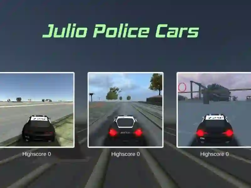 Гульня Julio Police Cars онлайн