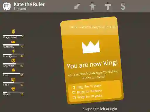 Гульня Kings Card Decisions онлайн