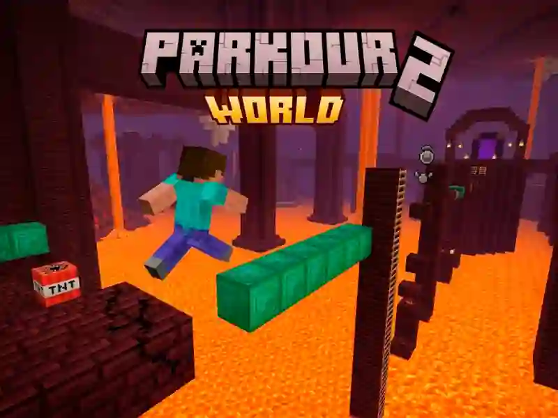 Гульня Parkour World 2 онлайн