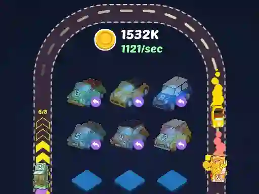 Гульня Merge Car онлайн
