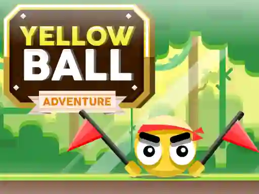 Гульня Yellow Ball Adventure онлайн