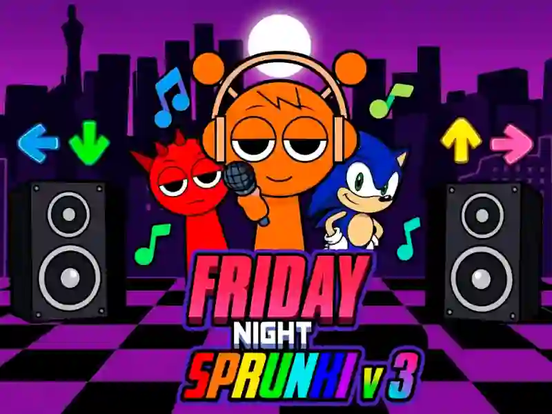 Гульня Friday Night Sprunki v 3 онлайн