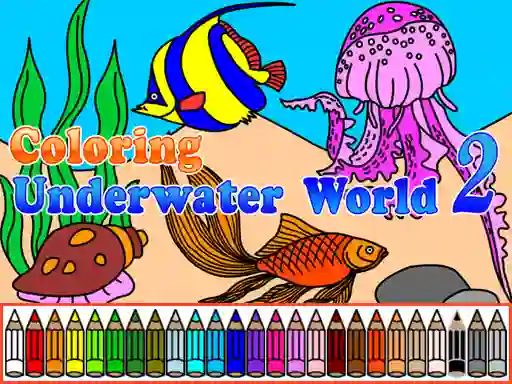 Гульня Сoloring Underwater World 2 онлайн