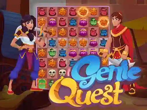 Гульня Genie Quest онлайн