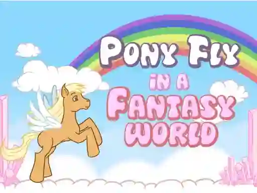 Гульня Pony fly in a fantasy world онлайн