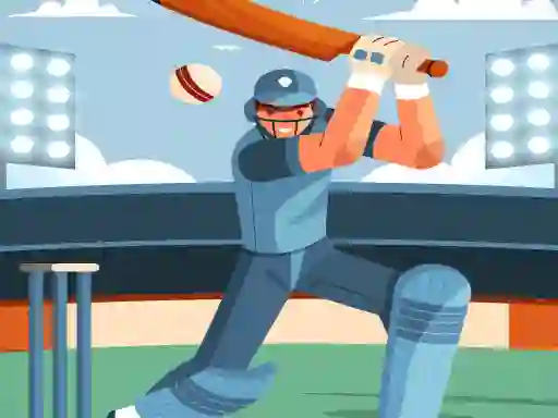 Гульня Pong Cricket онлайн