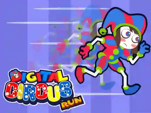 Гульня Digital Circus Run онлайн