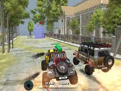 Гульня Offroad Monster Truck Forest Championship онлайн