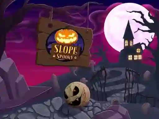 Гульня Slope Spooky онлайн