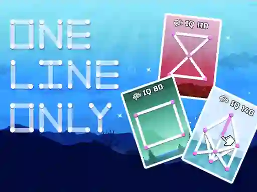 Гульня One Line Only Dot To Dot онлайн