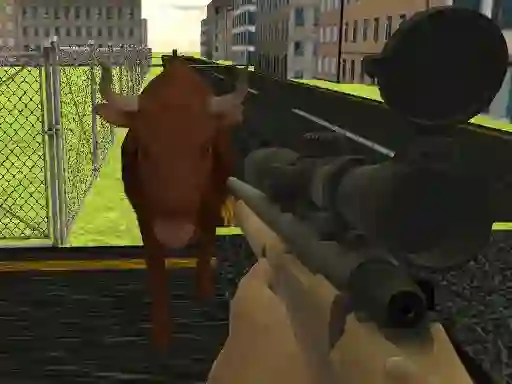 Гульня Angry Bull Shooter онлайн
