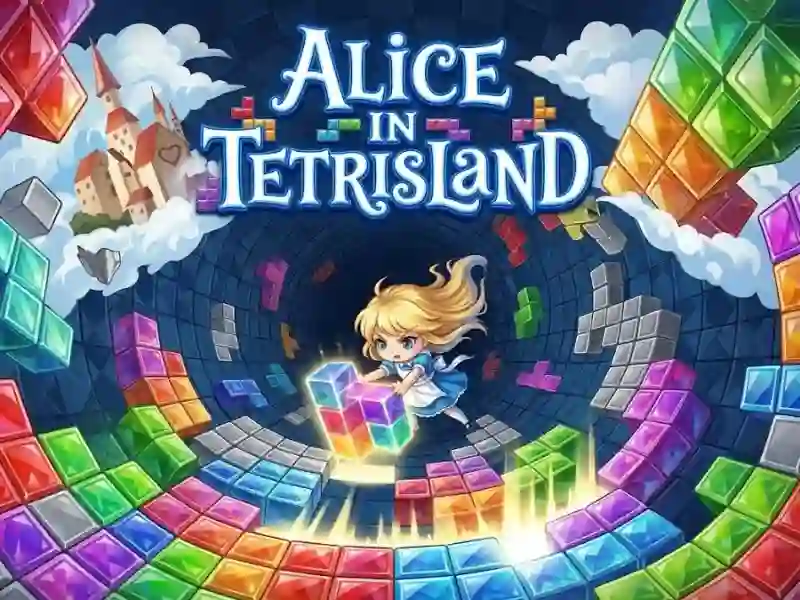 Гульня Alice in Tetrisland онлайн
