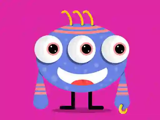 Гульня Cute Little Monsters Memory онлайн