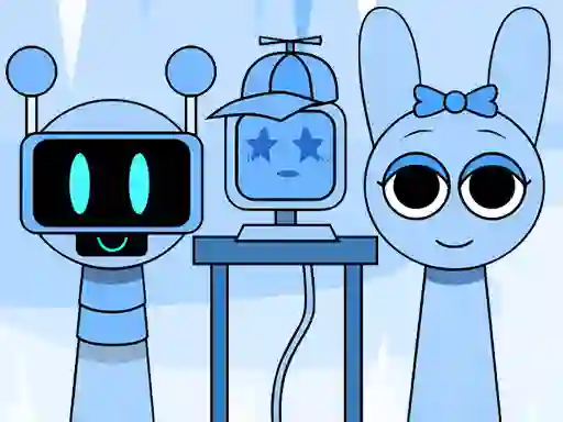 Гульня Huggy Mix Sprunki Music Box онлайн