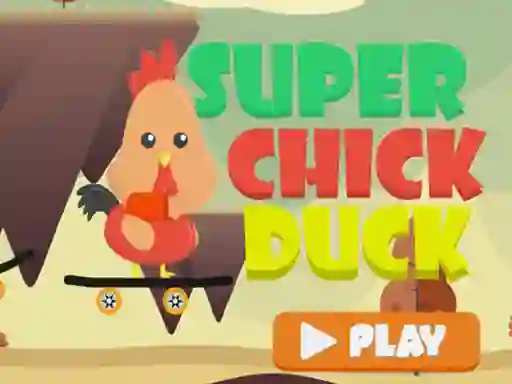 Гульня Super Chick Duck онлайн