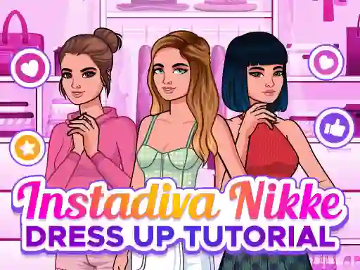 Гульня Instadiva Nikke Dress Up Tutorial онлайн