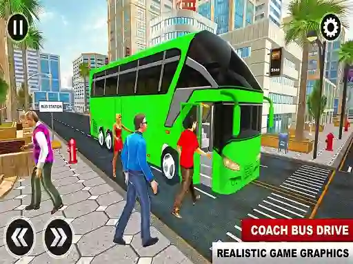 Гульня Euro Coach Bus City Extreme Driver онлайн