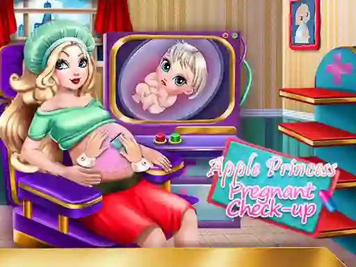 Гульня Apple Princess Pregnant Check Up онлайн