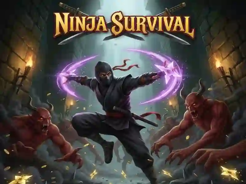 Гульня Ninja Survival онлайн