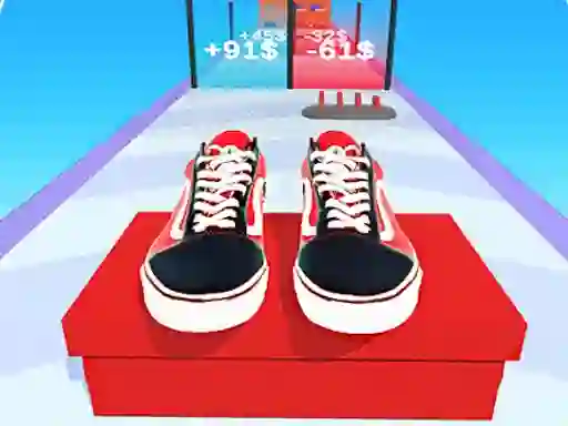 Гульня Shoes Evolution Race 3D онлайн