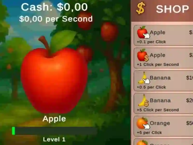 Гульня Fruit Clicker онлайн
