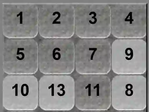 Гульня Classic Sliding Numbers онлайн