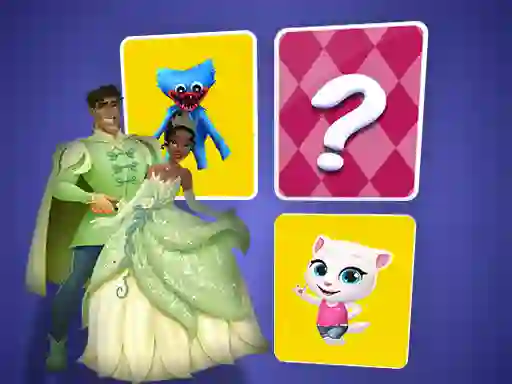 Гульня The Princess and the Frog Memory Card Match онлайн
