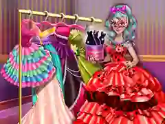 Гульня Dove Carnival Dolly Dress Up онлайн