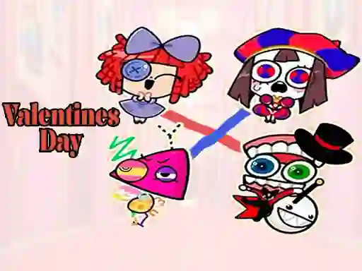 Гульня Valentines Day: The Digital Circus онлайн