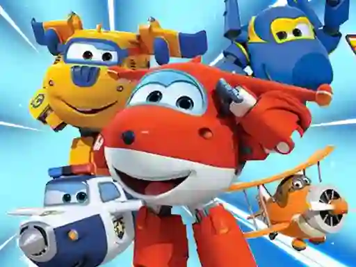Гульня Superwings Match3 онлайн