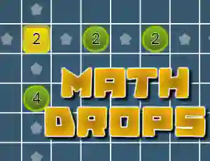 Гульня Math Drops онлайн