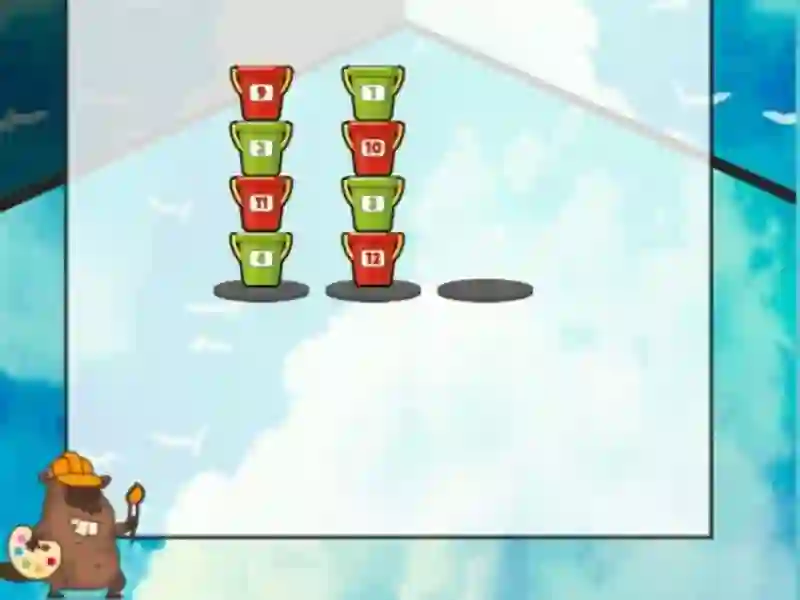 Гульня Sort Buckets онлайн