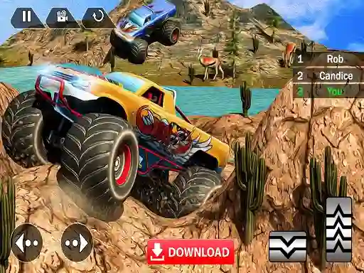 Гульня Racing Monster Truck онлайн