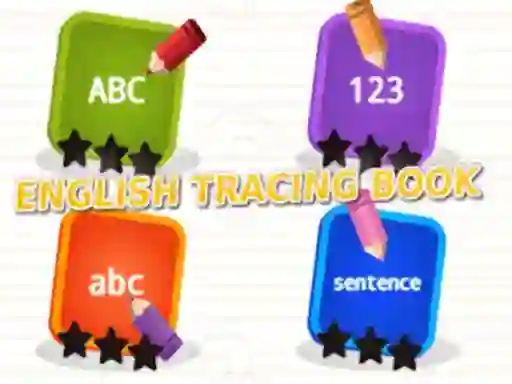 Гульня English Tracing Book онлайн