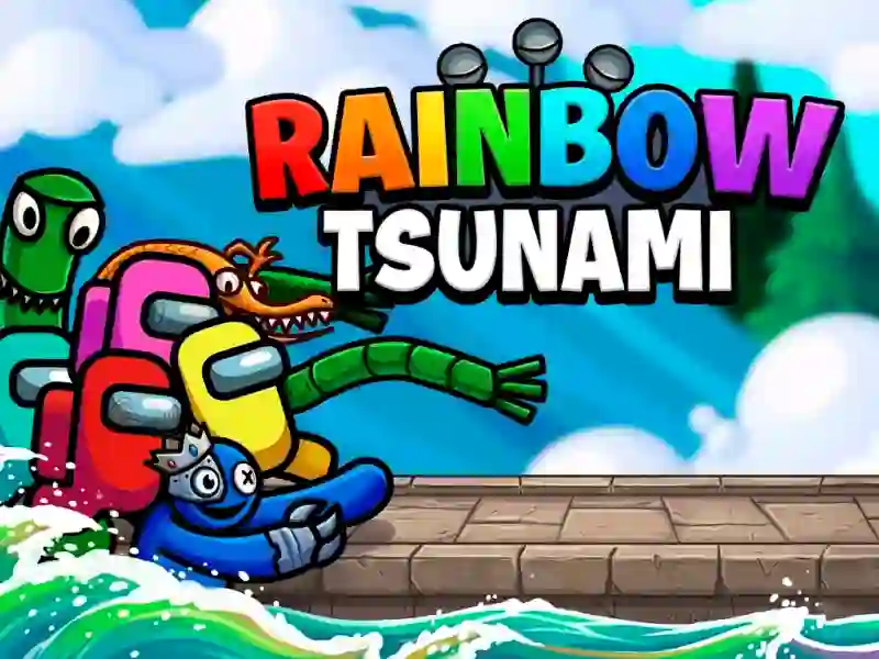 Гульня Rainbow Tsunami онлайн