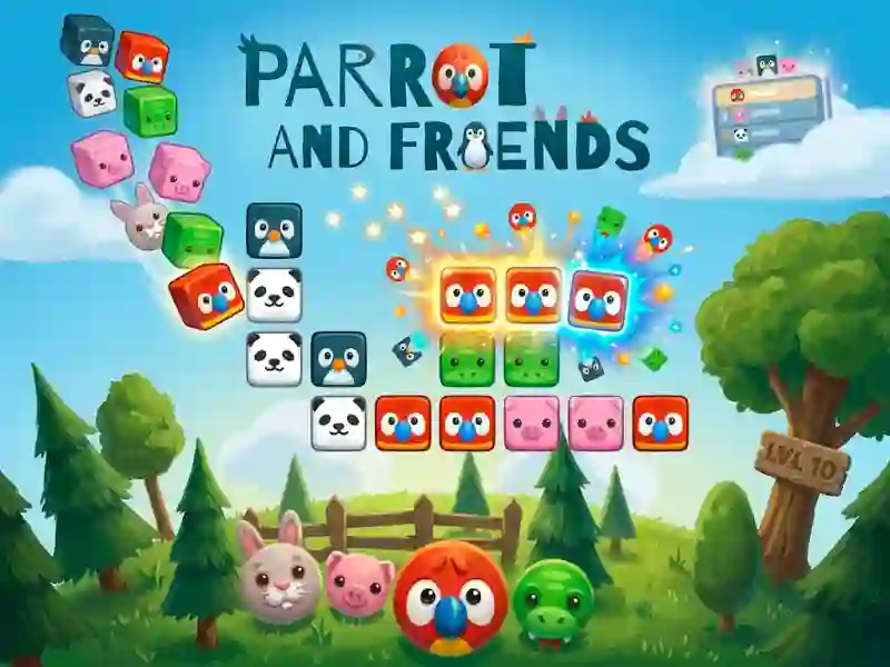 Гульня Parrot and Friends онлайн