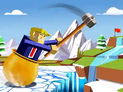 Гульня Getting Over Snow онлайн