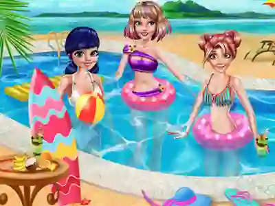 Гульня Princesses Summer Vacation онлайн