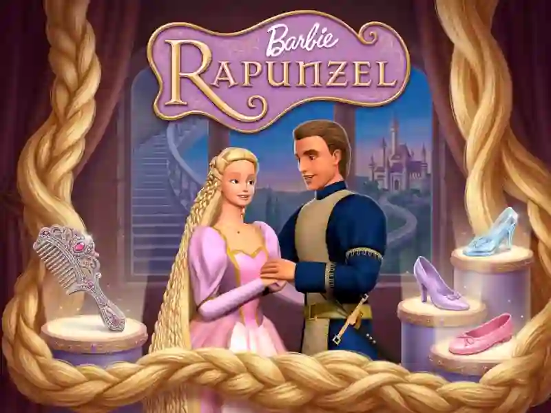 Гульня Barbie Rapunzel онлайн