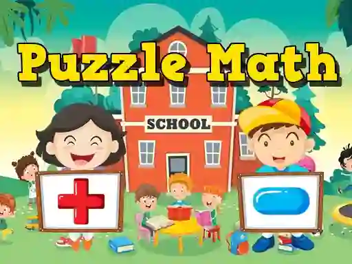 Гульня Puzzle Math онлайн
