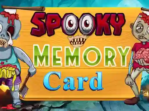 Гульня Spooky Memory Card онлайн