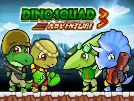 Гульня Dino Squad Adventure 3 онлайн