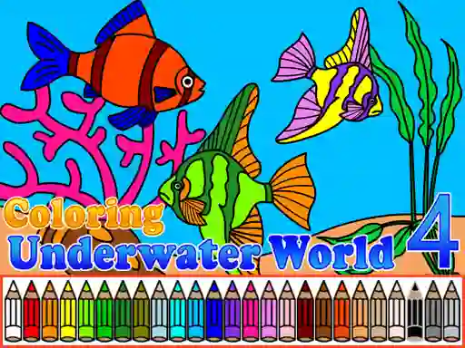 Гульня Coloring Underwater World 4 онлайн