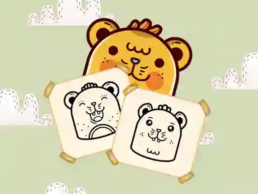 Гульня Happy Hamster Coloring онлайн