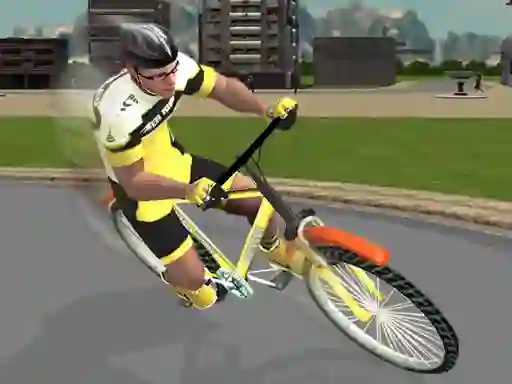 Гульня Pro Cycling 3D Simulator онлайн
