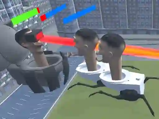 Гульня Merge Toilet Skib Fight онлайн