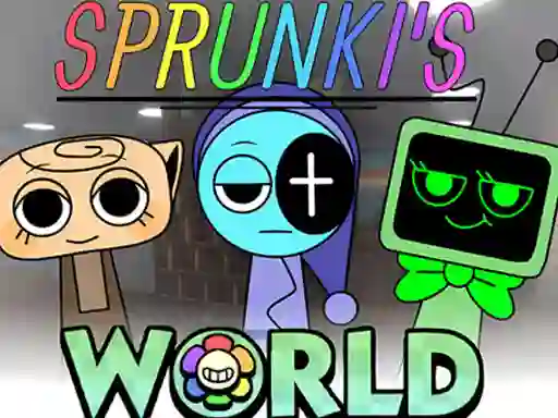 Гульня Sprunkis WORLD All MOD онлайн