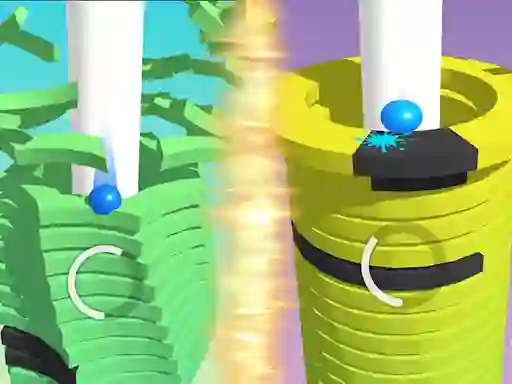Гульня Stack Ball Helix онлайн