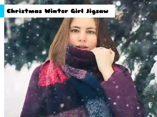 Гульня Christmas Winter Girl Jigsaw онлайн